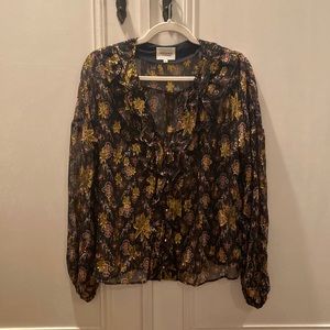 Sezane Button Down Blouse